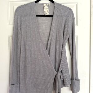 Lightweight spring tie sweater for spring/fall!